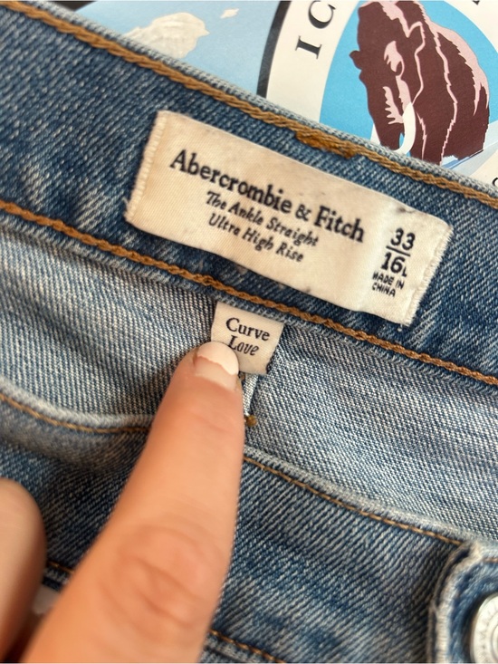 Abercrombie & Fitch Denim - Abercrombie the ankle straight high rise